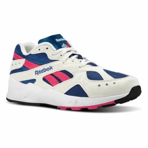 Adidasy Damskie Reebok Aztrek Królewski Niebieski/Głęboka Różowe/Białe PL 18YVQUN